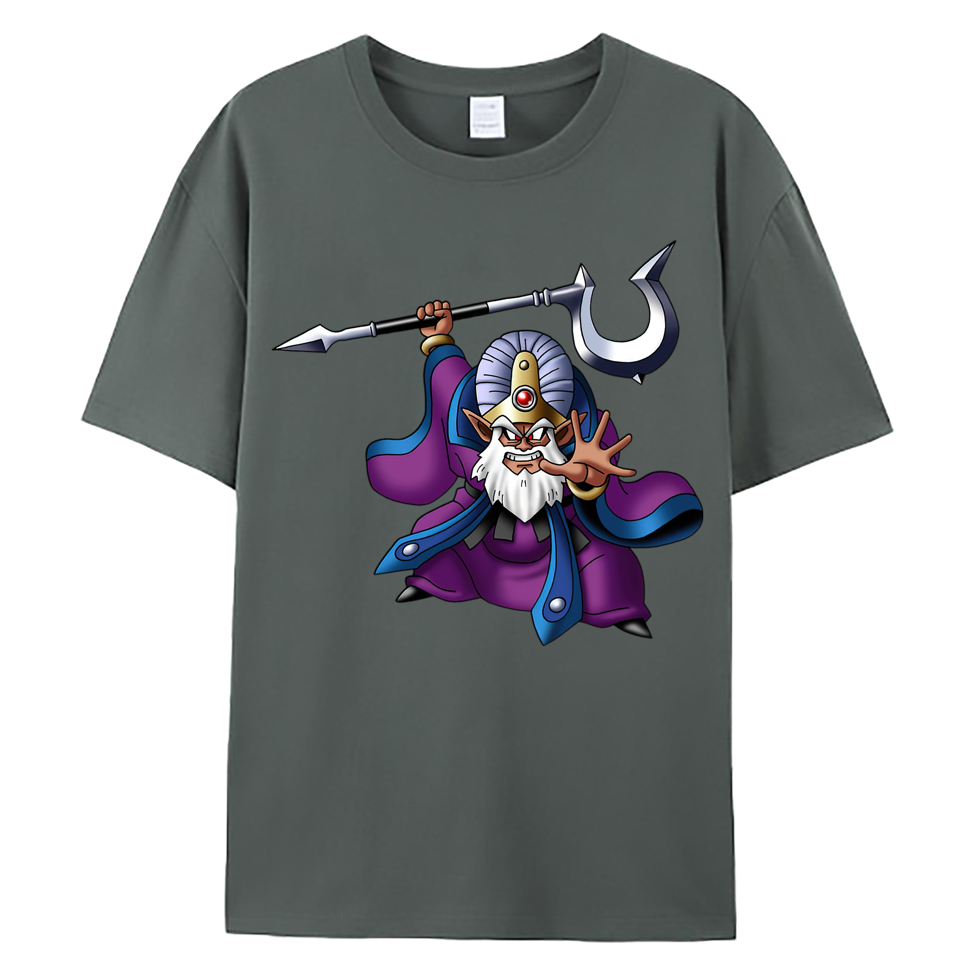 （画像用） ドラゴンクエスト Doragon Kuesuto Dragon Quest 綿100％ メンズ半袖Tシャツ｜肌触りやわらか＆通気性